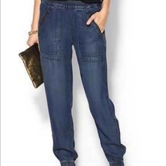 NWT DWP Denim Joggers (Gwen Stefani's Line) - Picture 1 of 4